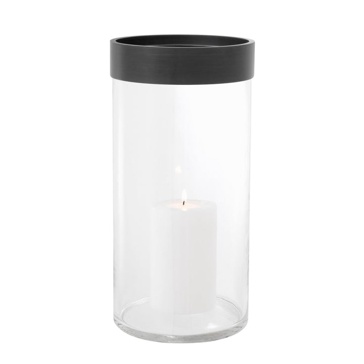 Hurricane Vertex L Clear Glass Bronze Finish Accessories Eichholtz