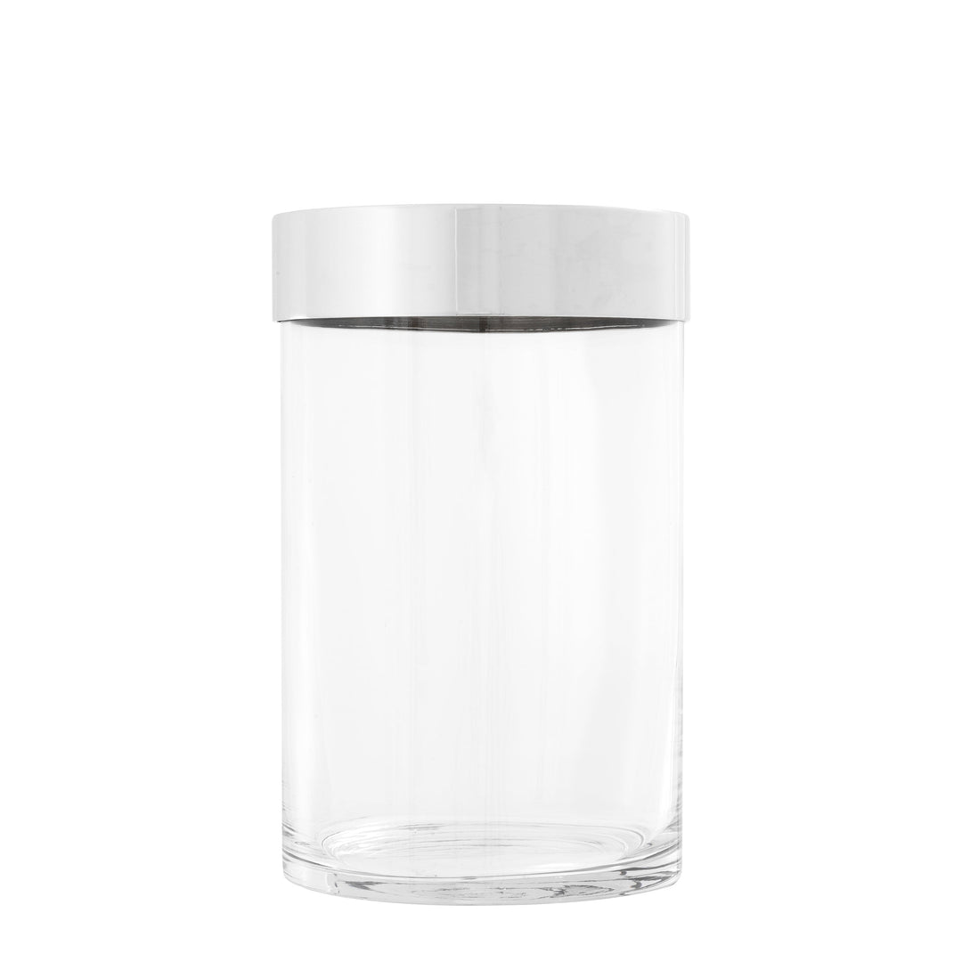 Hurricane Vertex S Clear Glass Nickel Finish Accessories Eichholtz