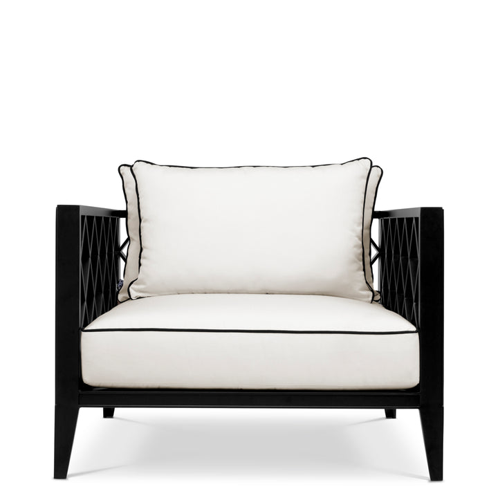Outdoor Chair Ocean Club Black Finish Outdoor Eichholtz