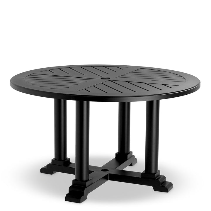 Outdoor Dining Table Bell Rive S Black Finish Dining Tables Eichholtz