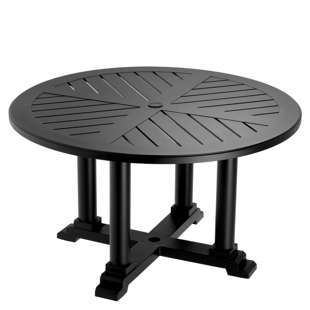 Outdoor Dining Table Bell Rive S Black Finish Dining Tables Eichholtz