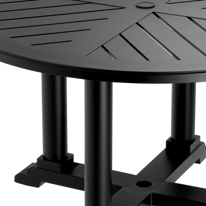 Outdoor Dining Table Bell Rive S Black Finish Dining Tables Eichholtz