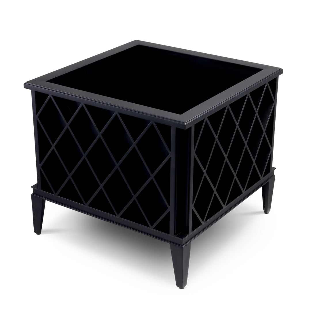 Outdoor Planter Ocean Club Black Finish Accessories Eichholtz