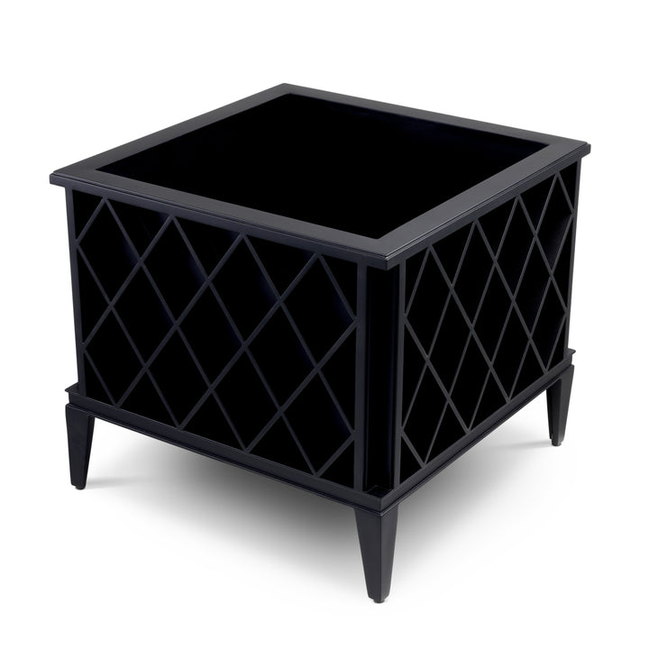 Outdoor Planter Ocean Club Black Finish Accessories Eichholtz