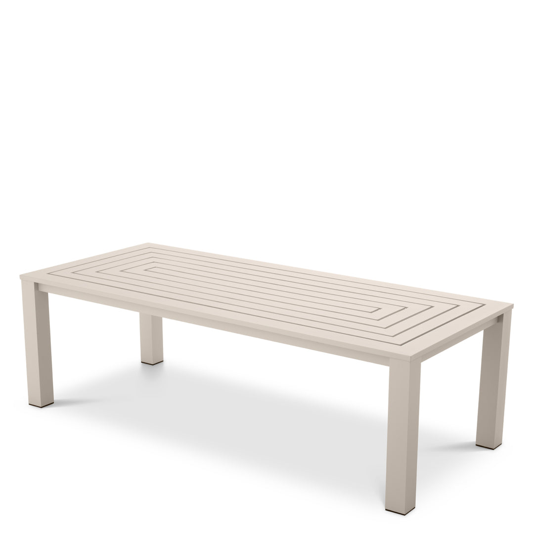 Outdoor Dining Table Vistamar Sand Finish Dining Tables Eichholtz