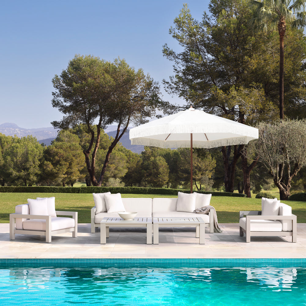 Outdoor Sofa Cap-Antibes Sand Finish Outdoor Eichholtz