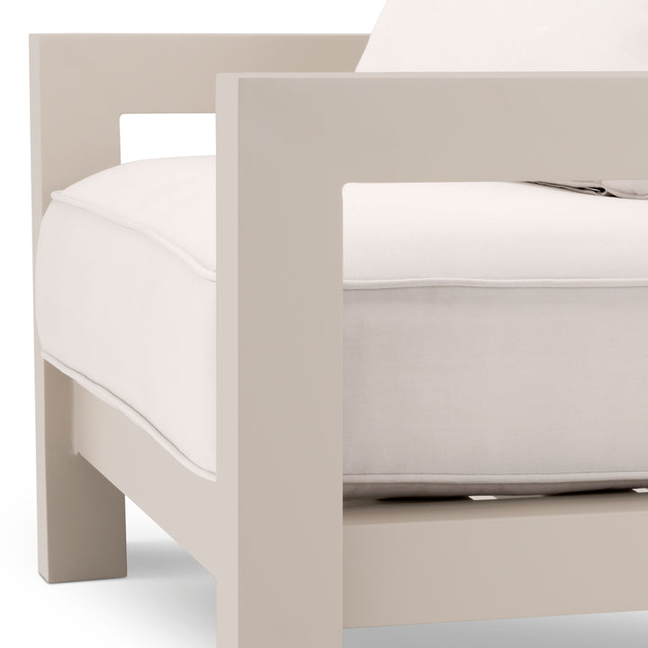Outdoor Chair Cap-Antibes Sand Finish Outdoor Eichholtz