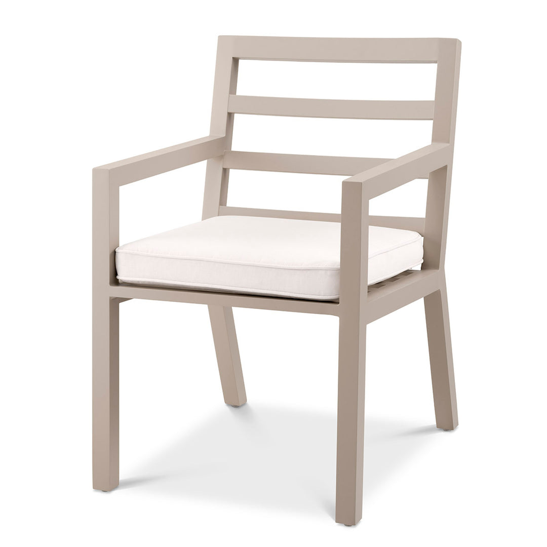 Outdoor Dining Chair Delta Sand Finish Outdoor Eichholtz