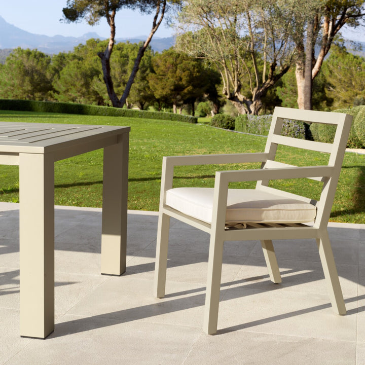 Outdoor Dining Chair Delta Sand Finish Outdoor Eichholtz