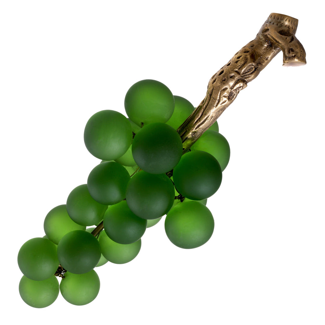 Object French Grapes Green Glass Accessories Eichholtz