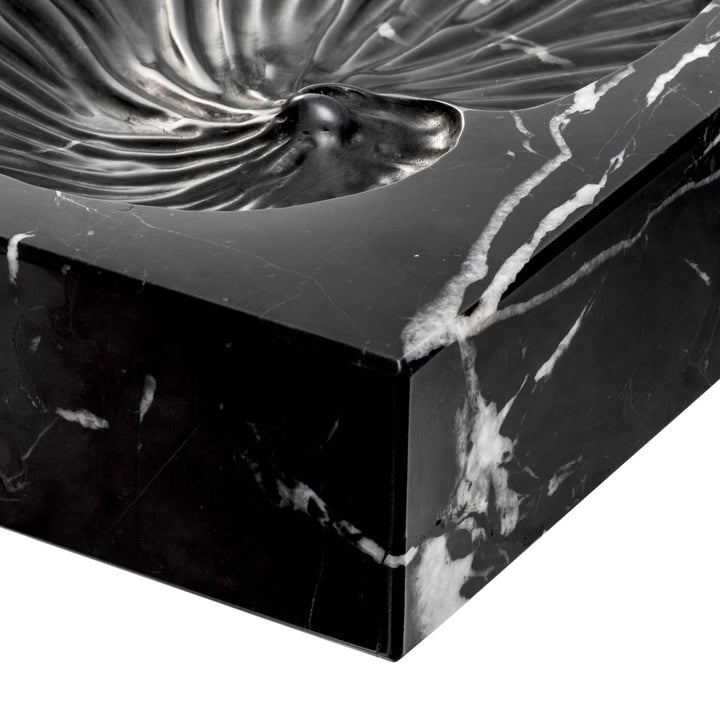 Object Conchiglia Black Marble Accessories Eichholtz