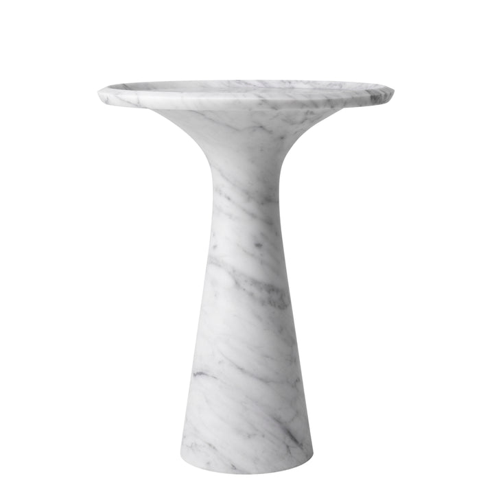Side Table Pompano Low Honed Carrera Marble Furniture Eichholtz
