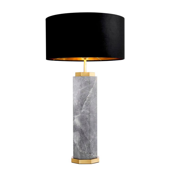 Table Lamp Newman Grey Marble Lighting Eichholtz