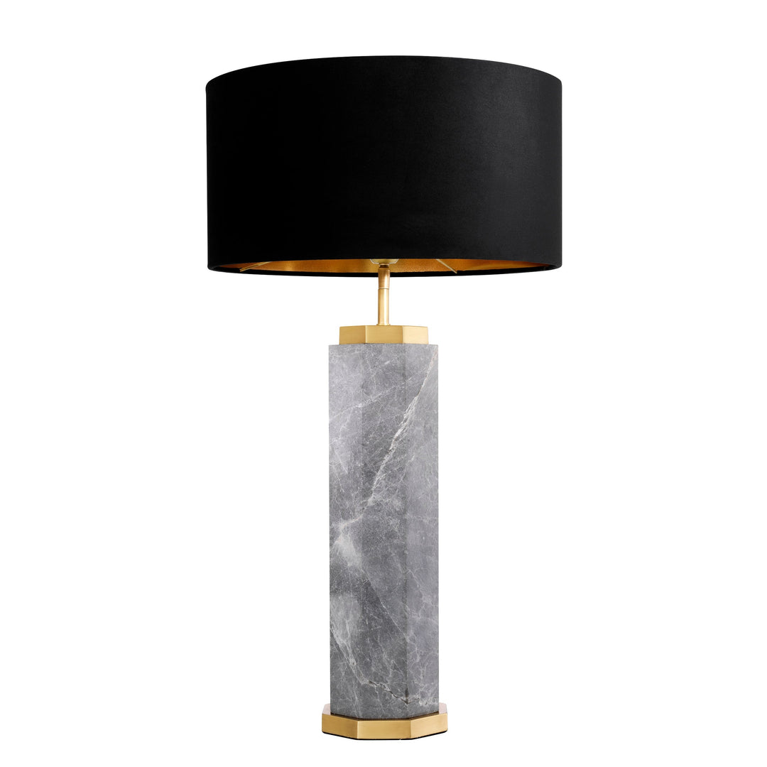 Table Lamp Newman Grey Marble Lighting Eichholtz