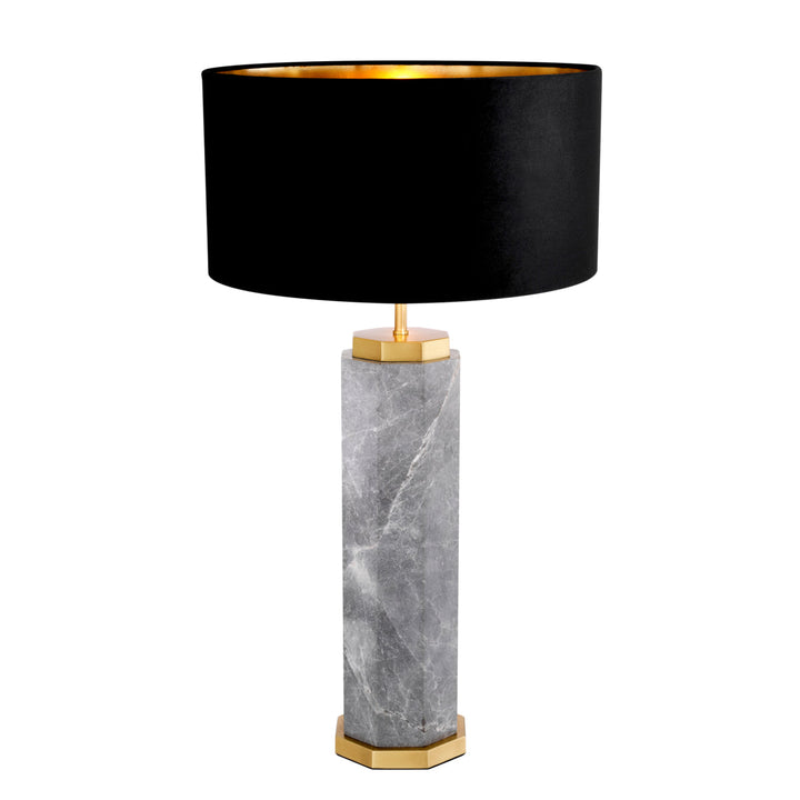 Table Lamp Newman Grey Marble Lighting Eichholtz