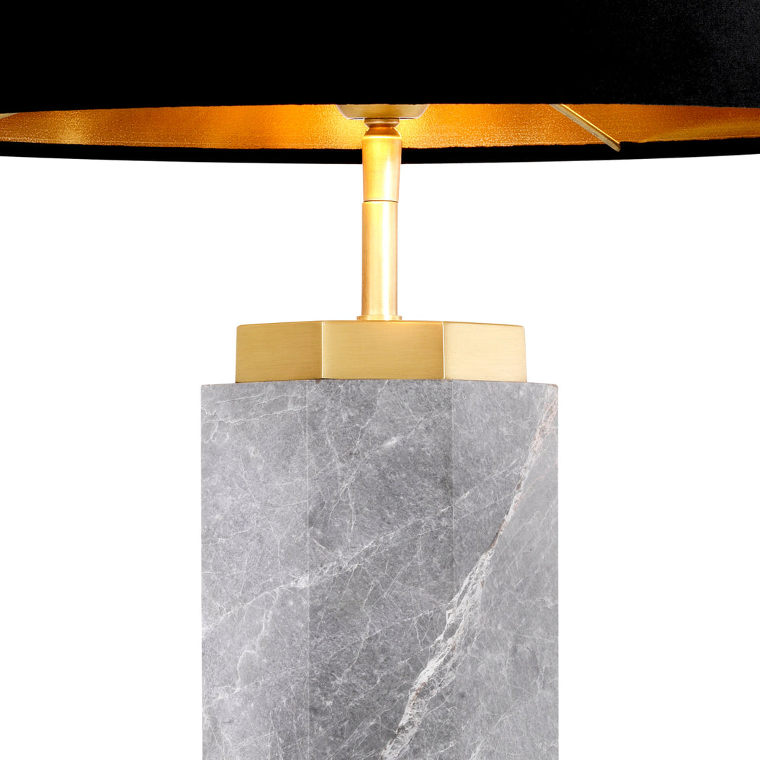 Table Lamp Newman Grey Marble Lighting Eichholtz