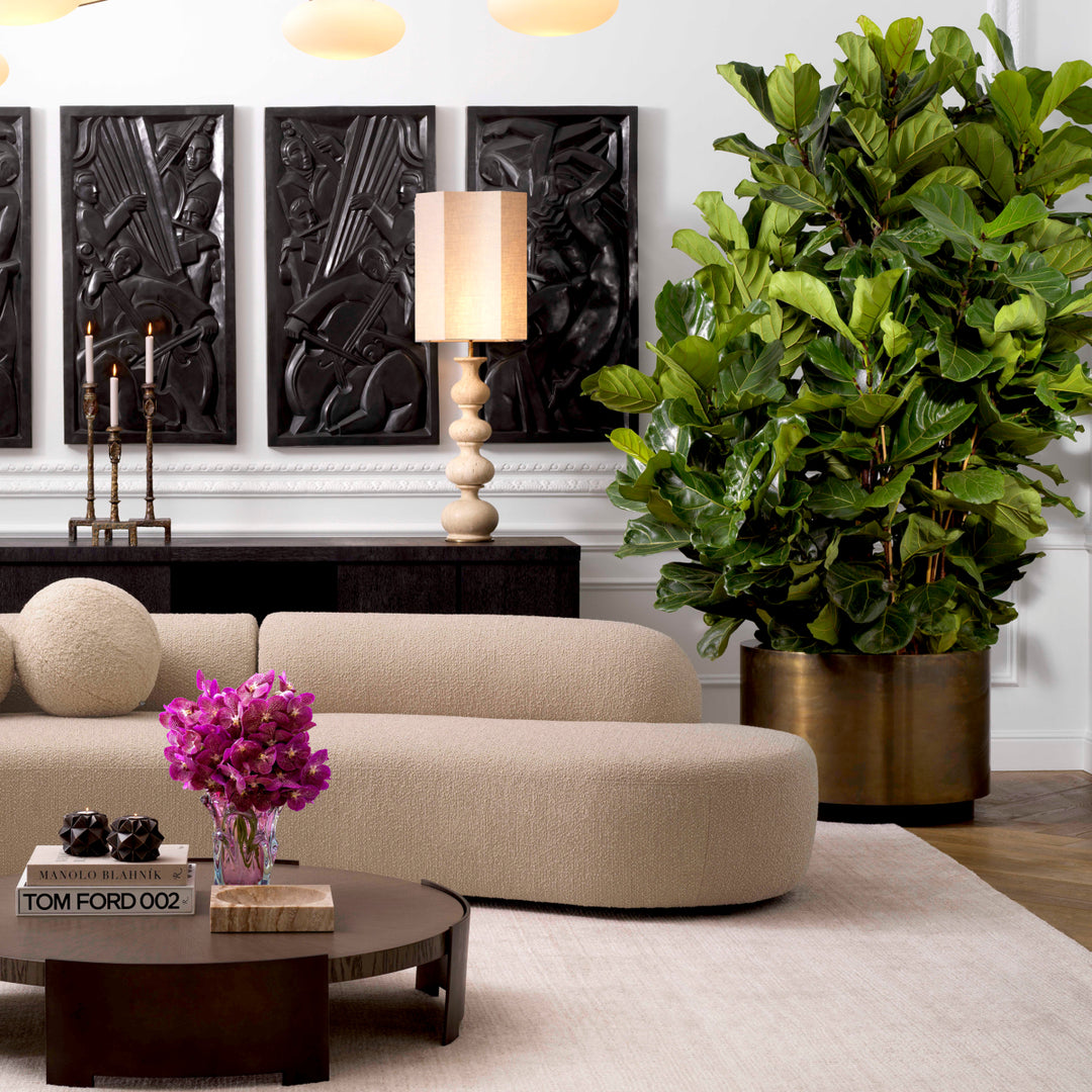 Planter Jasper Round L Accessories Eichholtz