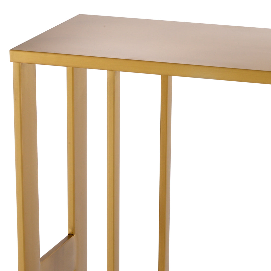Side Table Pierre Brushed Brass Finish Furniture Eichholtz