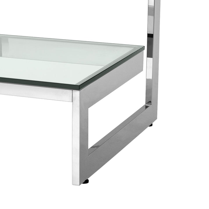 Side Table Gamma Polished Stainless Steel Tables Eichholtz
