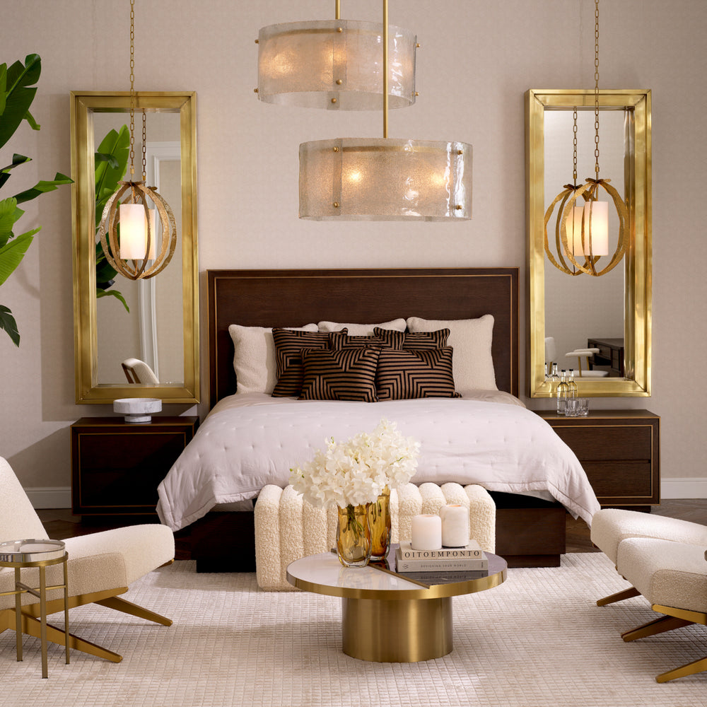 Coffee Table Excelsior Brushed Brass Finish Tables Eichholtz