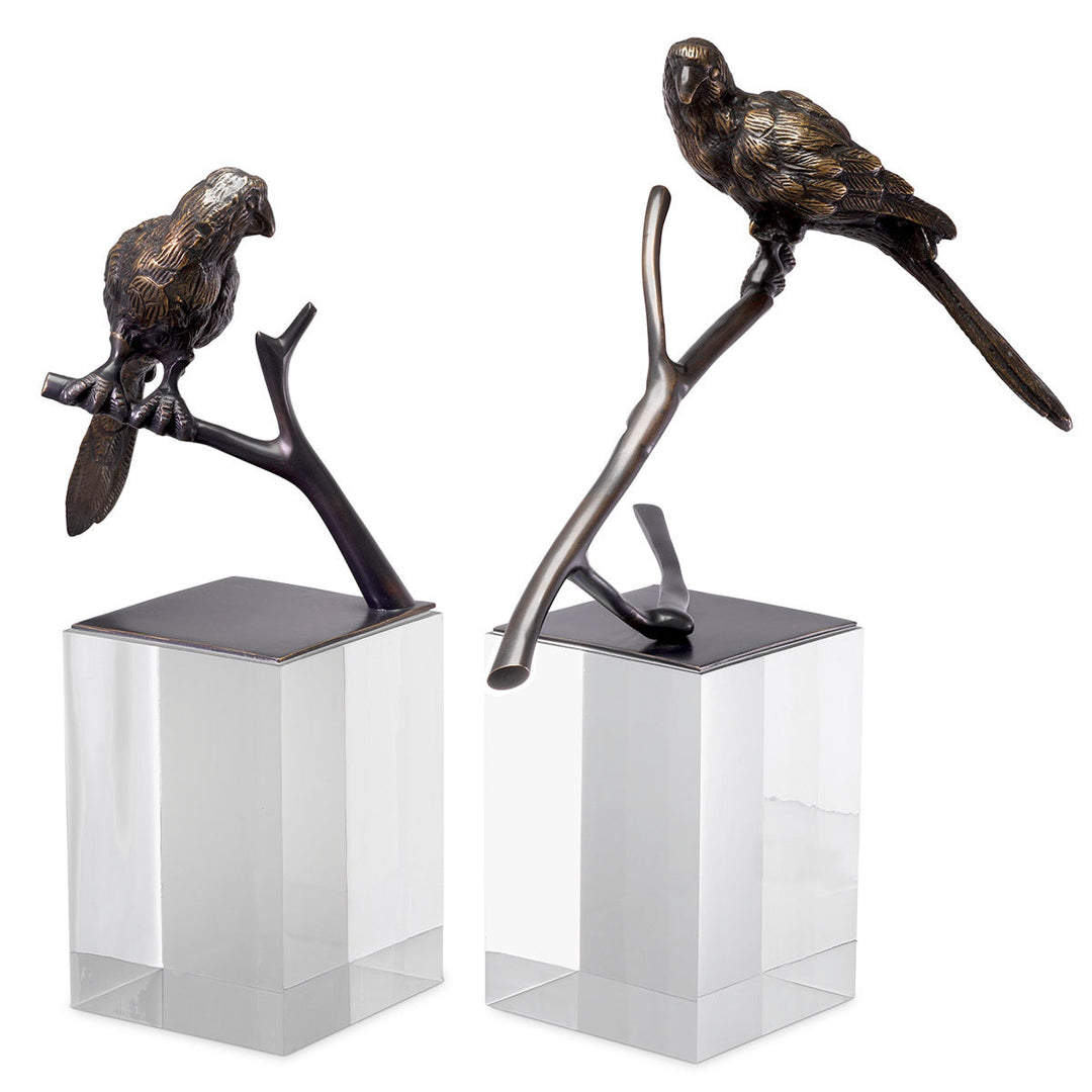 Object Morgana Set Of 2 Bronze Highlight Finish Accessories Eichholtz