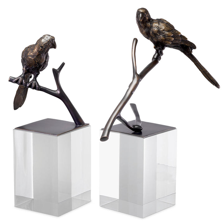 Object Morgana Set Of 2 Bronze Highlight Finish Accessories Eichholtz