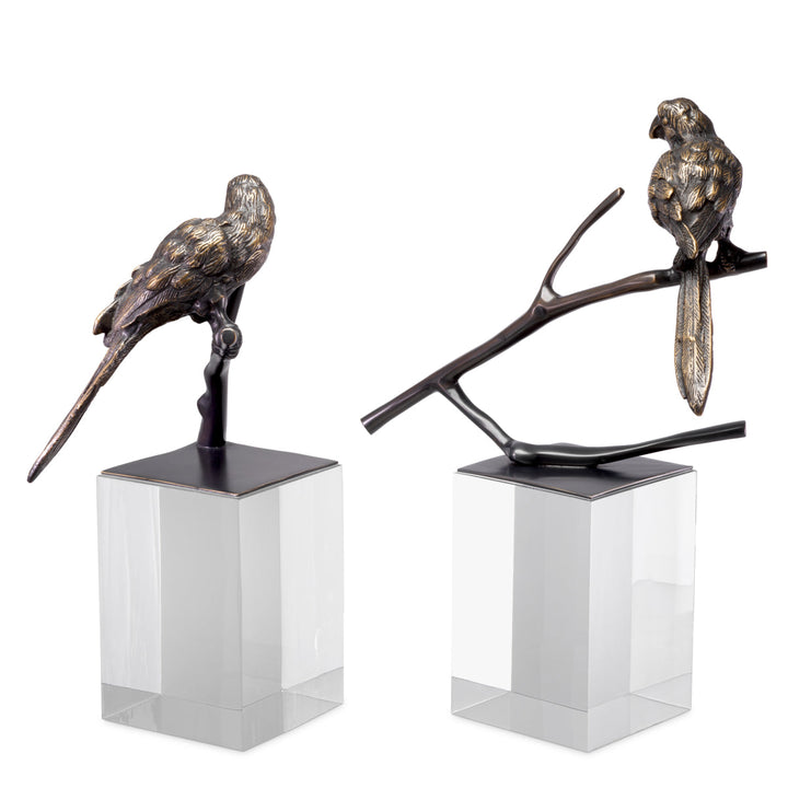 Object Morgana Set Of 2 Bronze Highlight Finish Accessories Eichholtz
