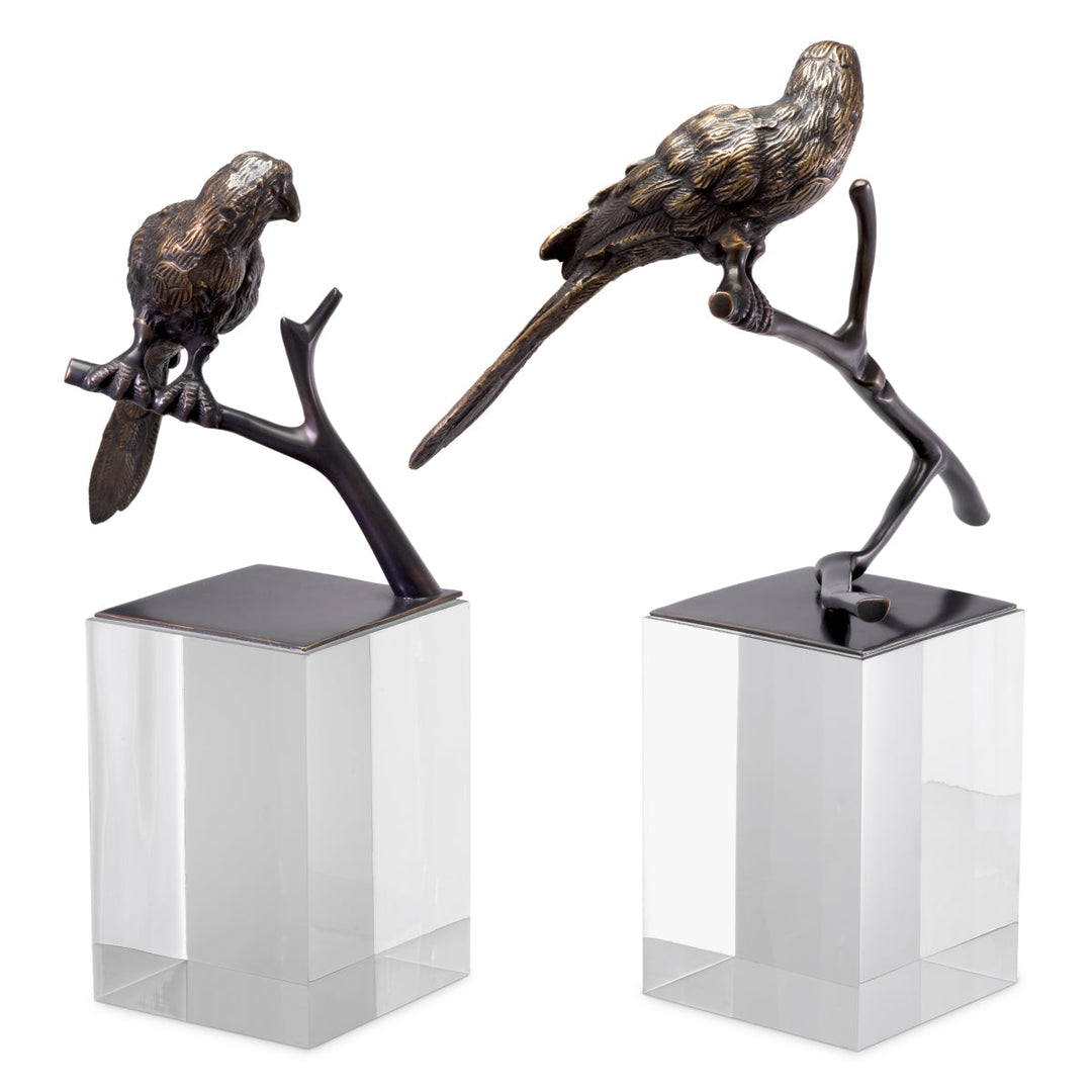 Object Morgana Set Of 2 Bronze Highlight Finish Accessories Eichholtz