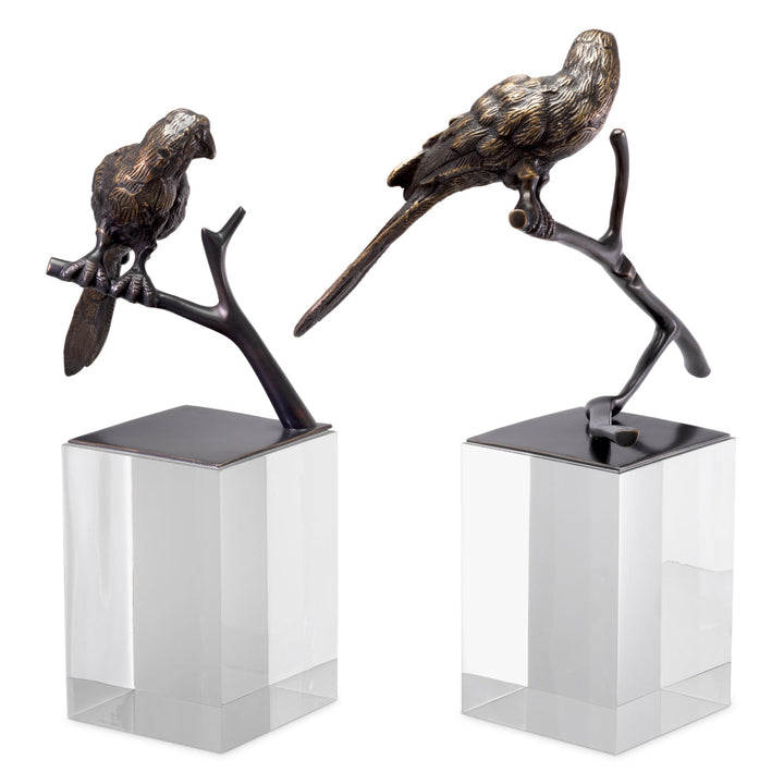 Object Morgana Set Of 2 Bronze Highlight Finish Accessories Eichholtz