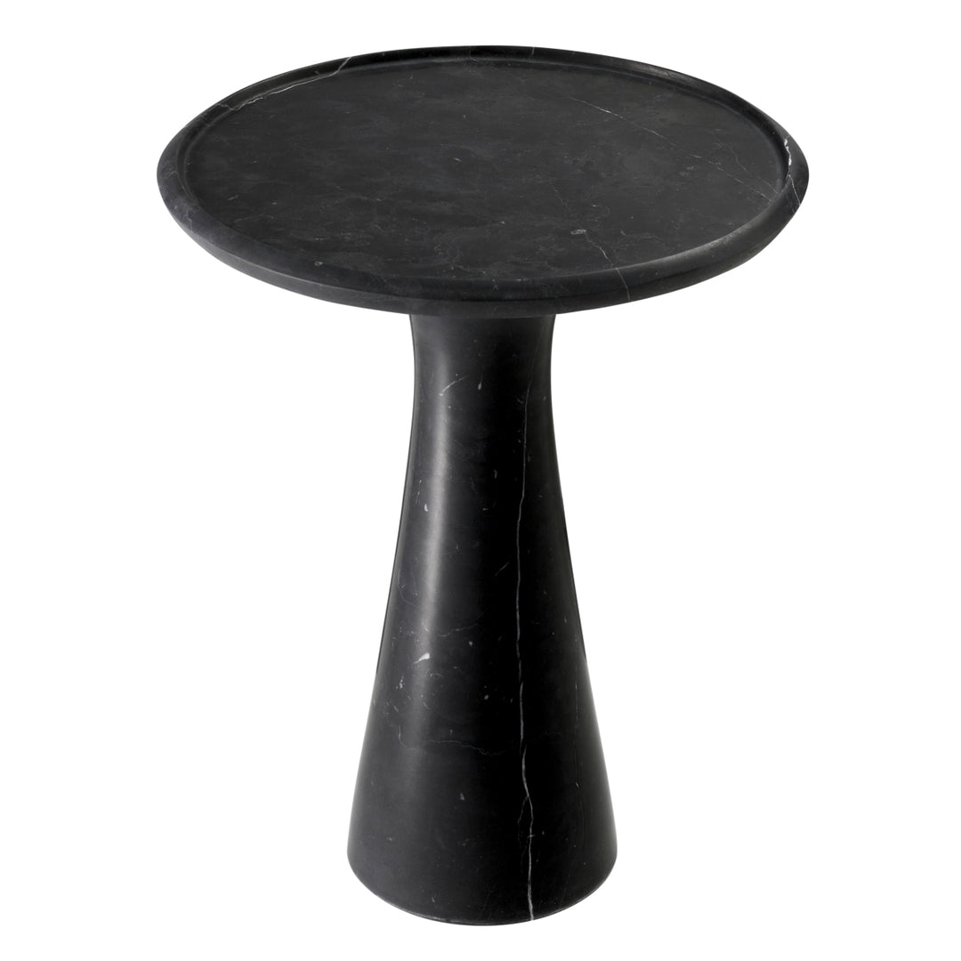 Side Table Pompano Low Honed Black Marble Furniture Eichholtz
