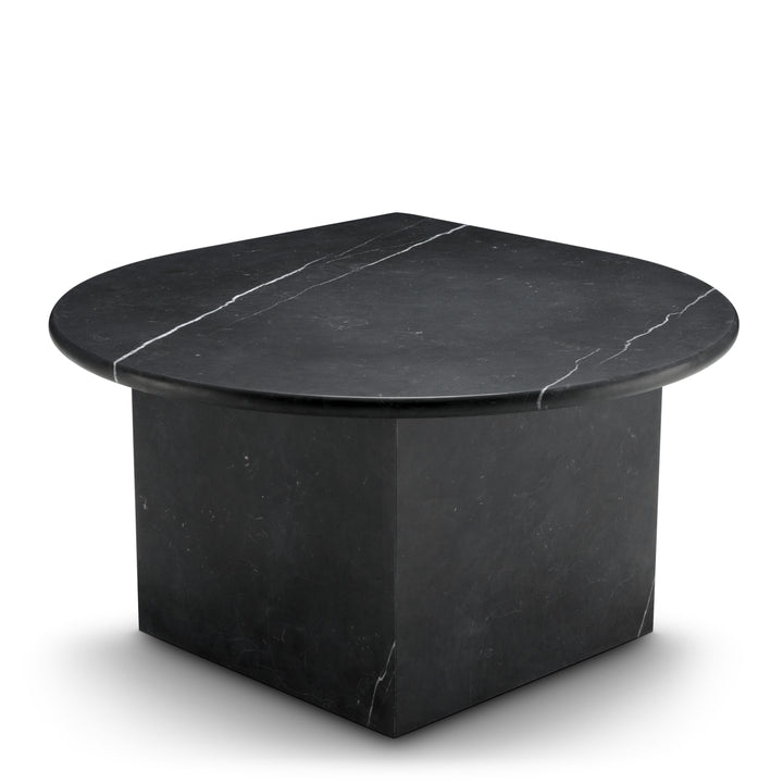 Coffee Table Naples Set Of 3 Honed Black Marble Furniture Eichholtz