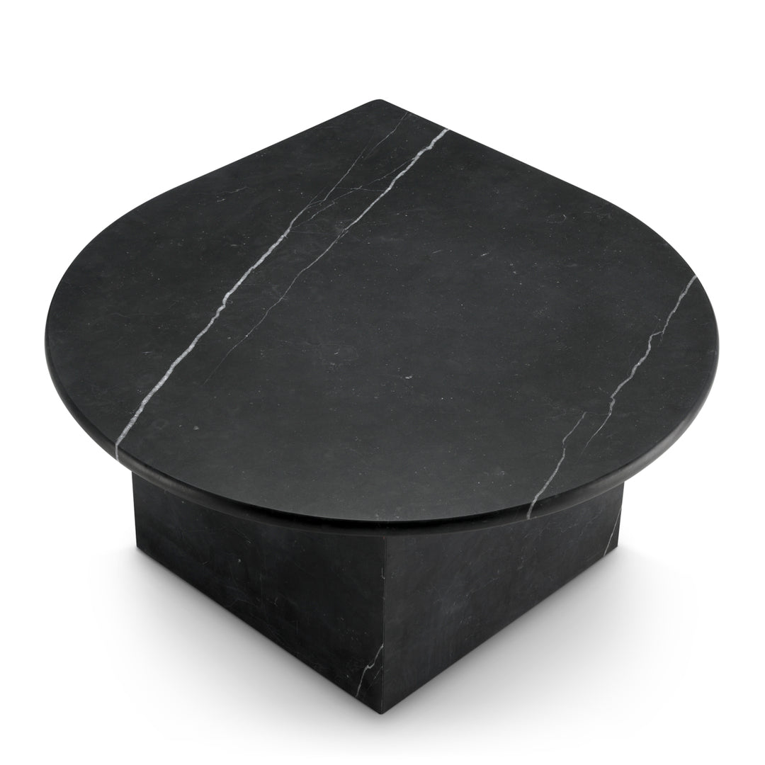 Coffee Table Naples Set Of 3 Honed Black Marble Furniture Eichholtz