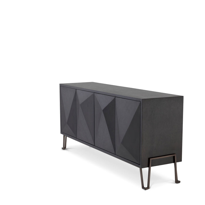 Dresser Highland Charcoal Oak Veneer Furniture Eichholtz
