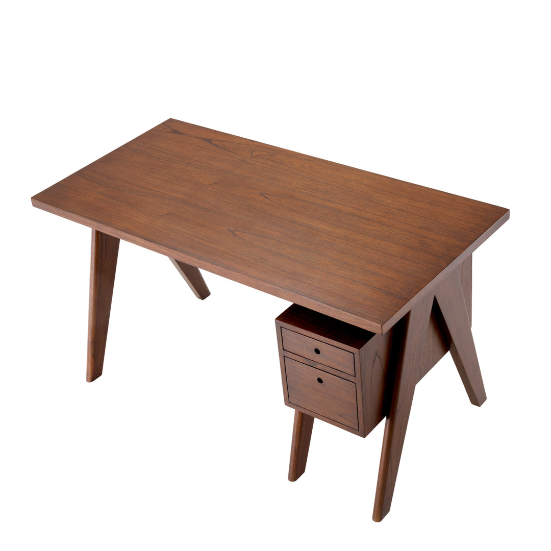 Desk Jullien Classic Brown Tables Eichholtz