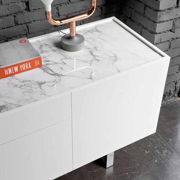 Horizon 4 Door Central Drawer Sideboard Sideboards & Buffets Calligaris