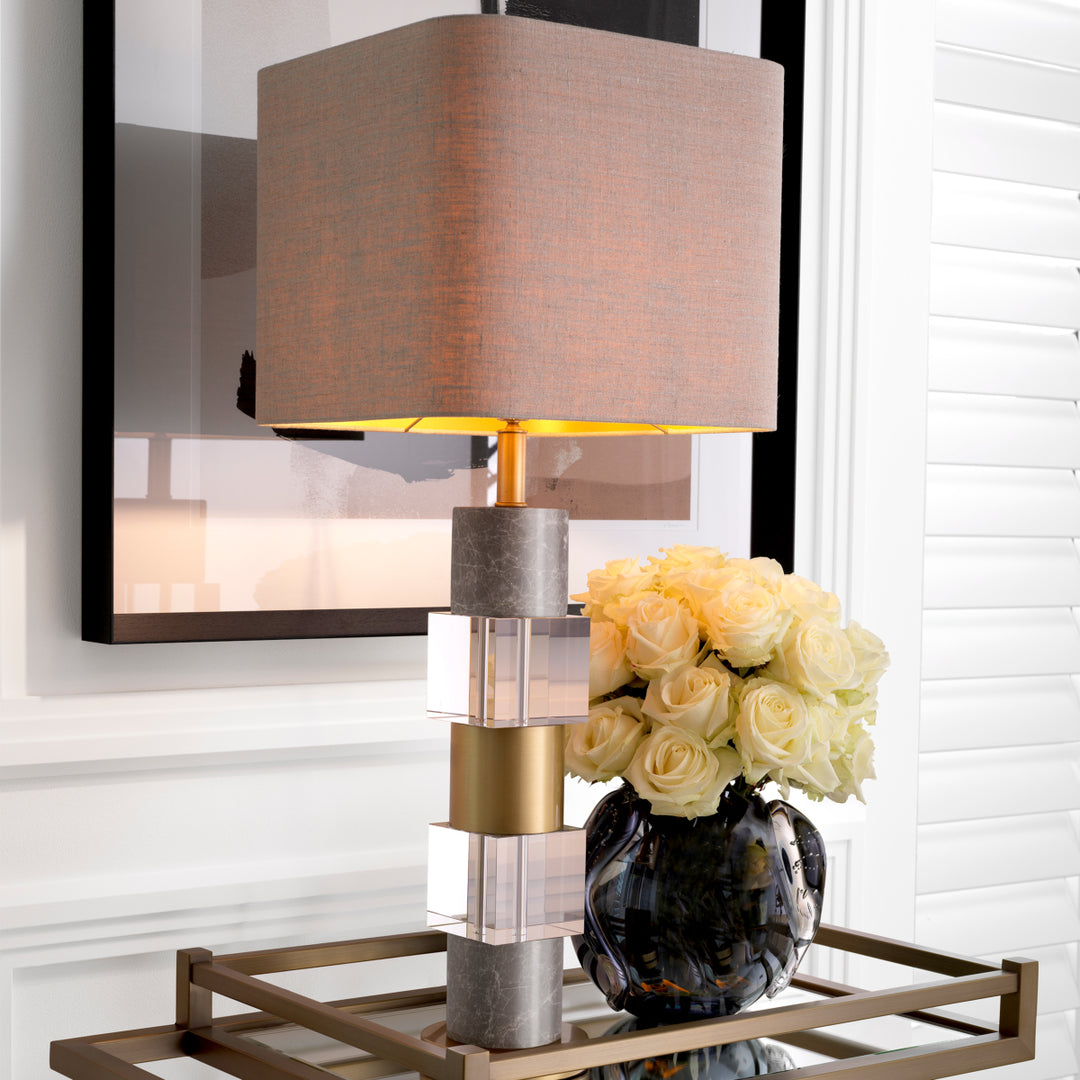 Vase Sianluca S Hand Blown Glass Grey Colour Accessories Eichholtz