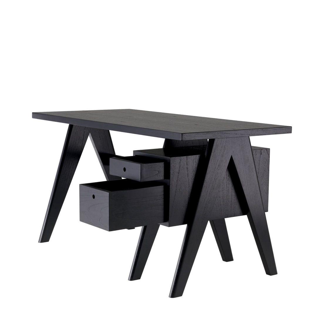 Desk Jullien Classic Black Tables Eichholtz