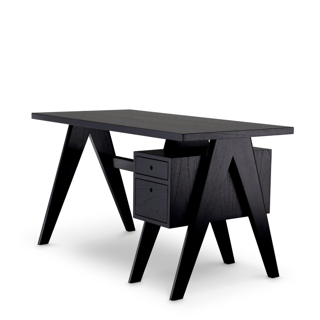 Desk Jullien Classic Black Tables Eichholtz