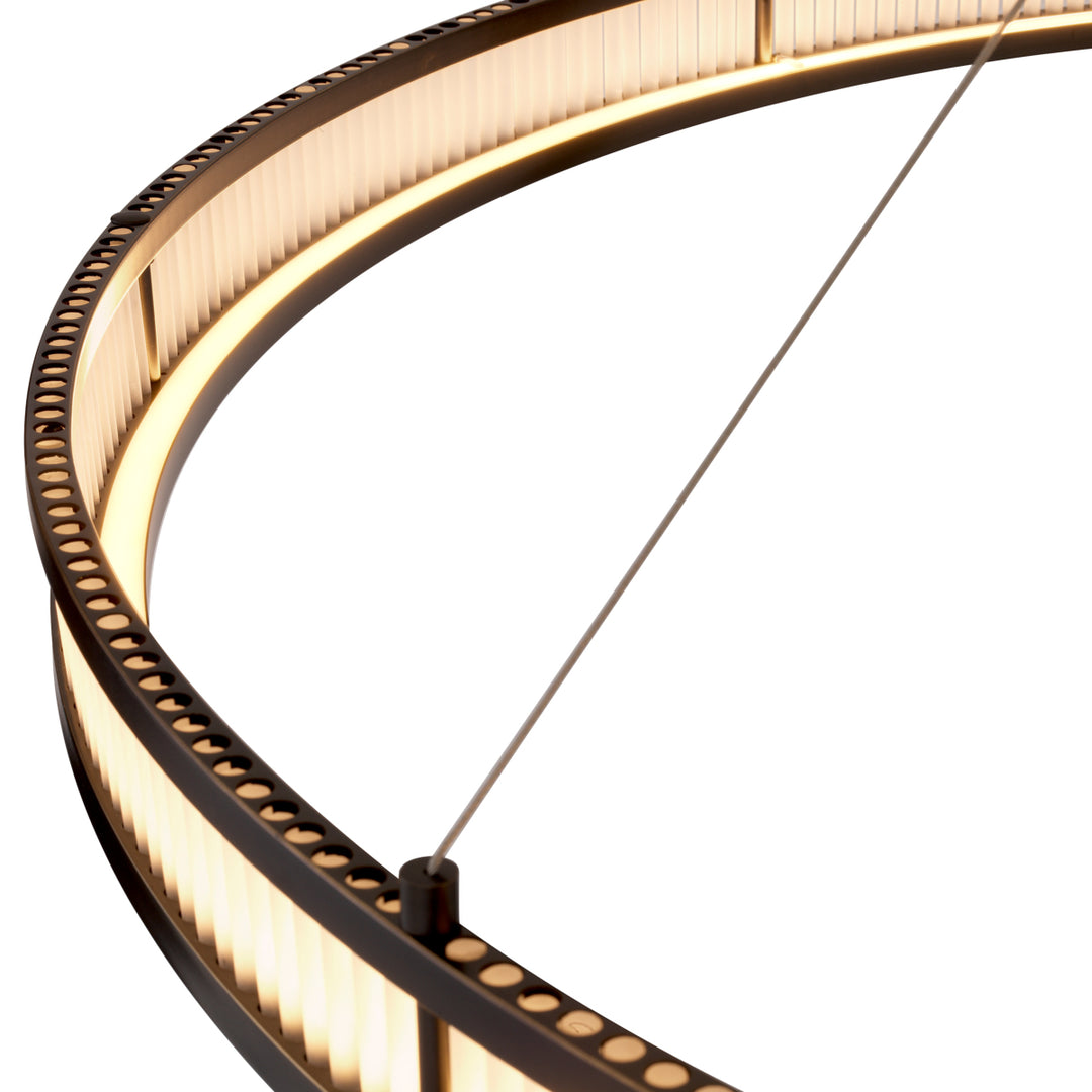 Chandelier Damien Xl Bronze Highlight Finish Lighting Eichholtz