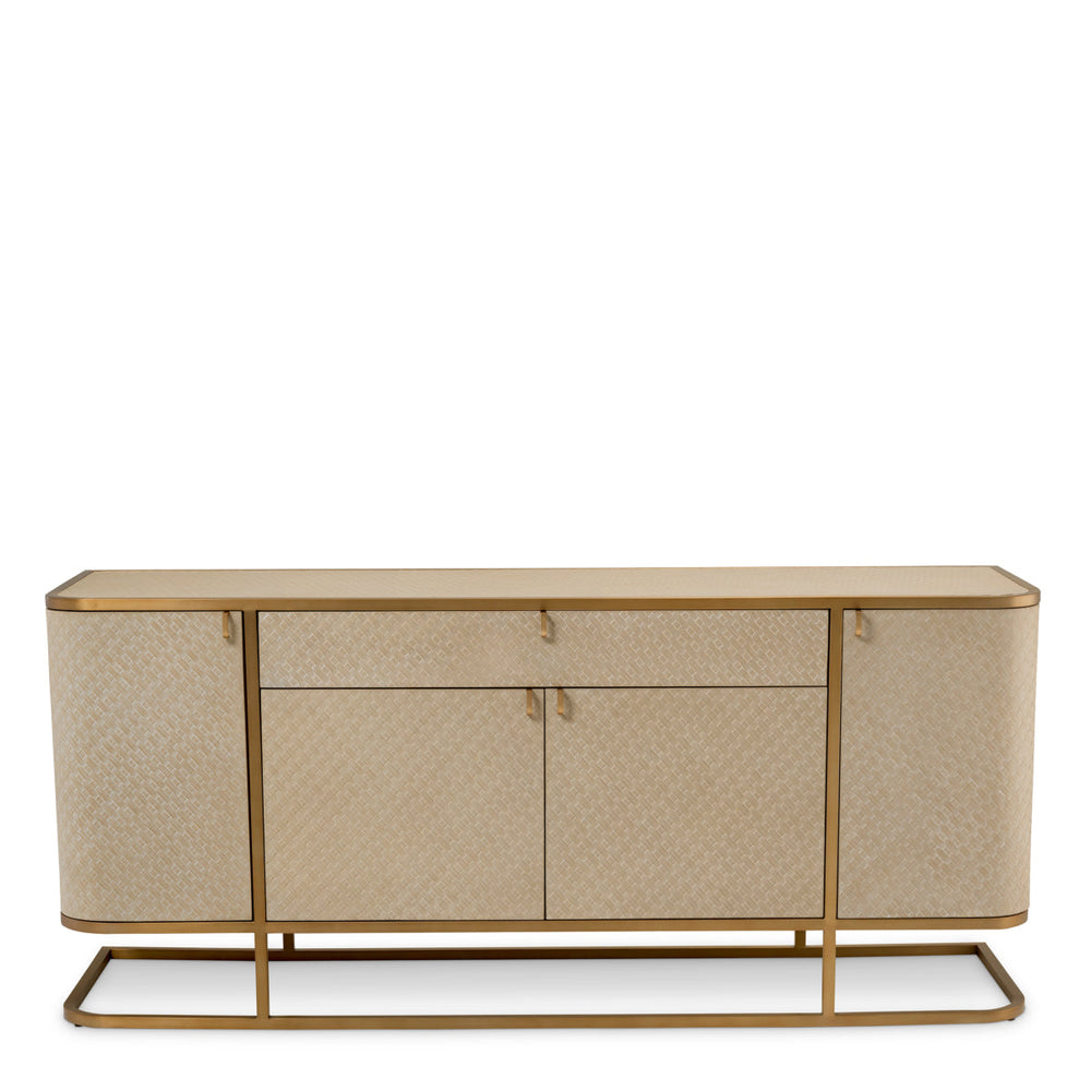 Dresser Napa Valley Woven Washed Oak Veneer Furniture Eichholtz