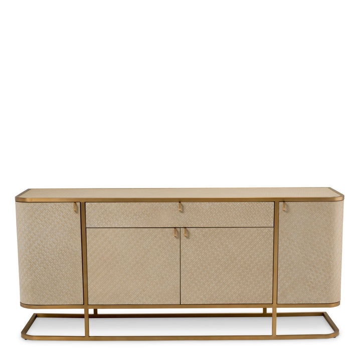 Dresser Napa Valley Woven Washed Oak Veneer Furniture Eichholtz