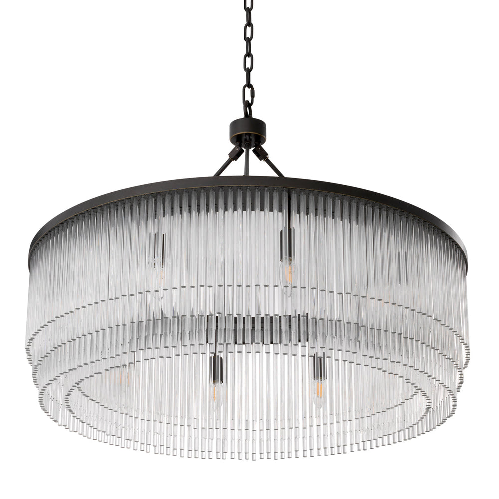 Chandelier Hector L Bronze Highlight Finish Lighting Eichholtz
