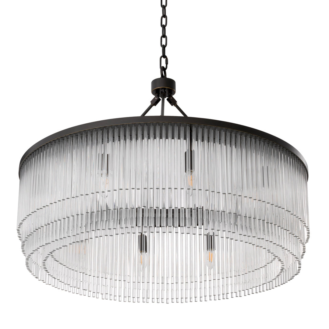 Chandelier Hector L Bronze Highlight Finish Lighting Eichholtz