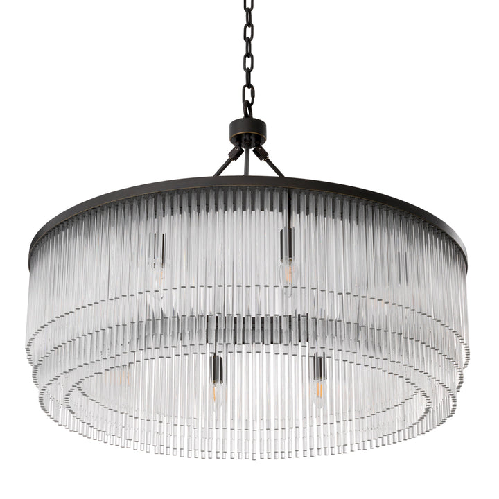 Chandelier Hector L Bronze Highlight Finish Lighting Eichholtz