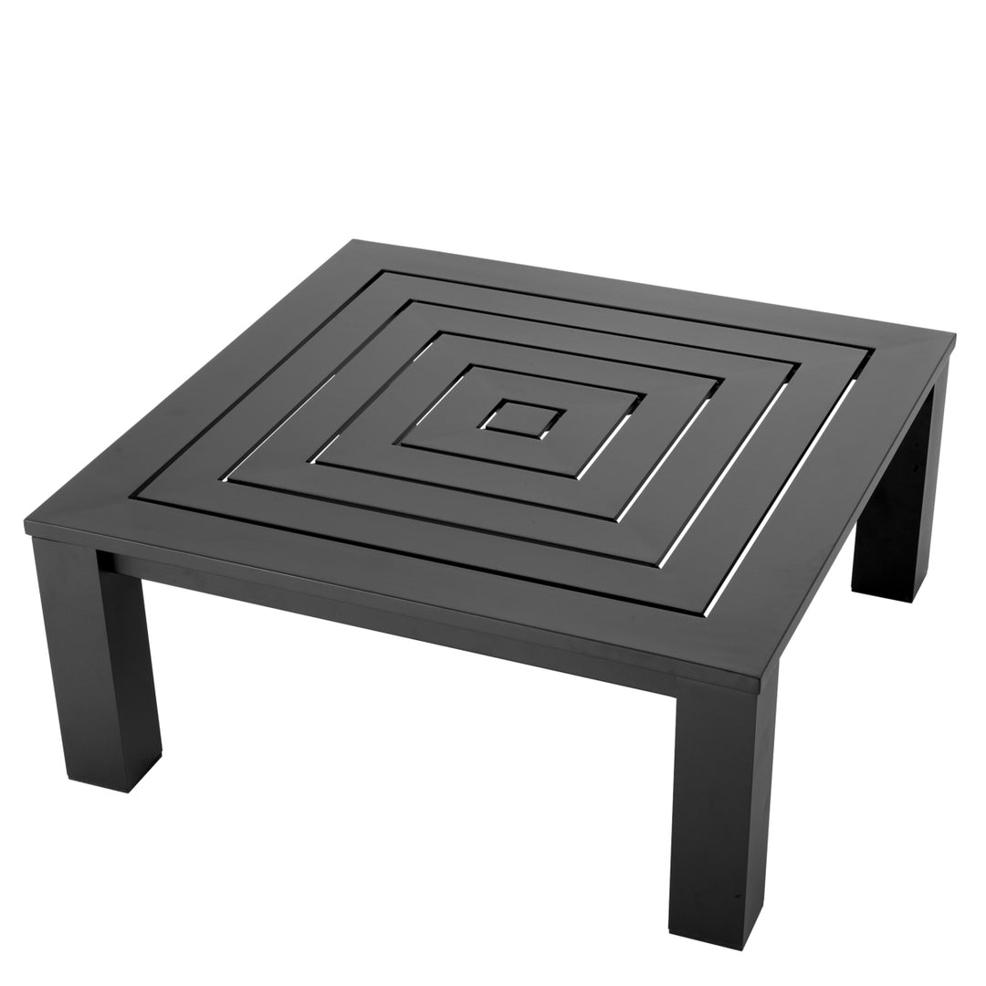 Outdoor Coffee Table Vistamar Black Finish Coffee Tables Eichholtz