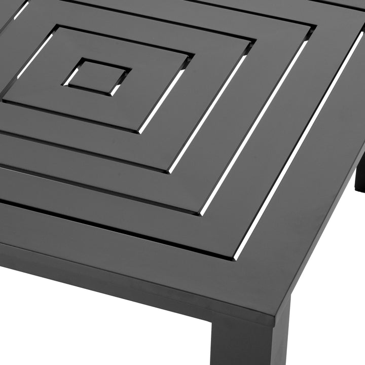 Outdoor Coffee Table Vistamar Black Finish Coffee Tables Eichholtz