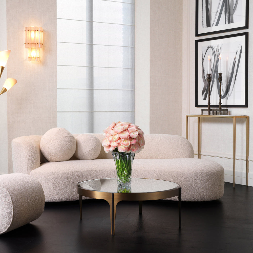 Cushion Palla S Boucl&Eacute; Cream Accessories Eichholtz