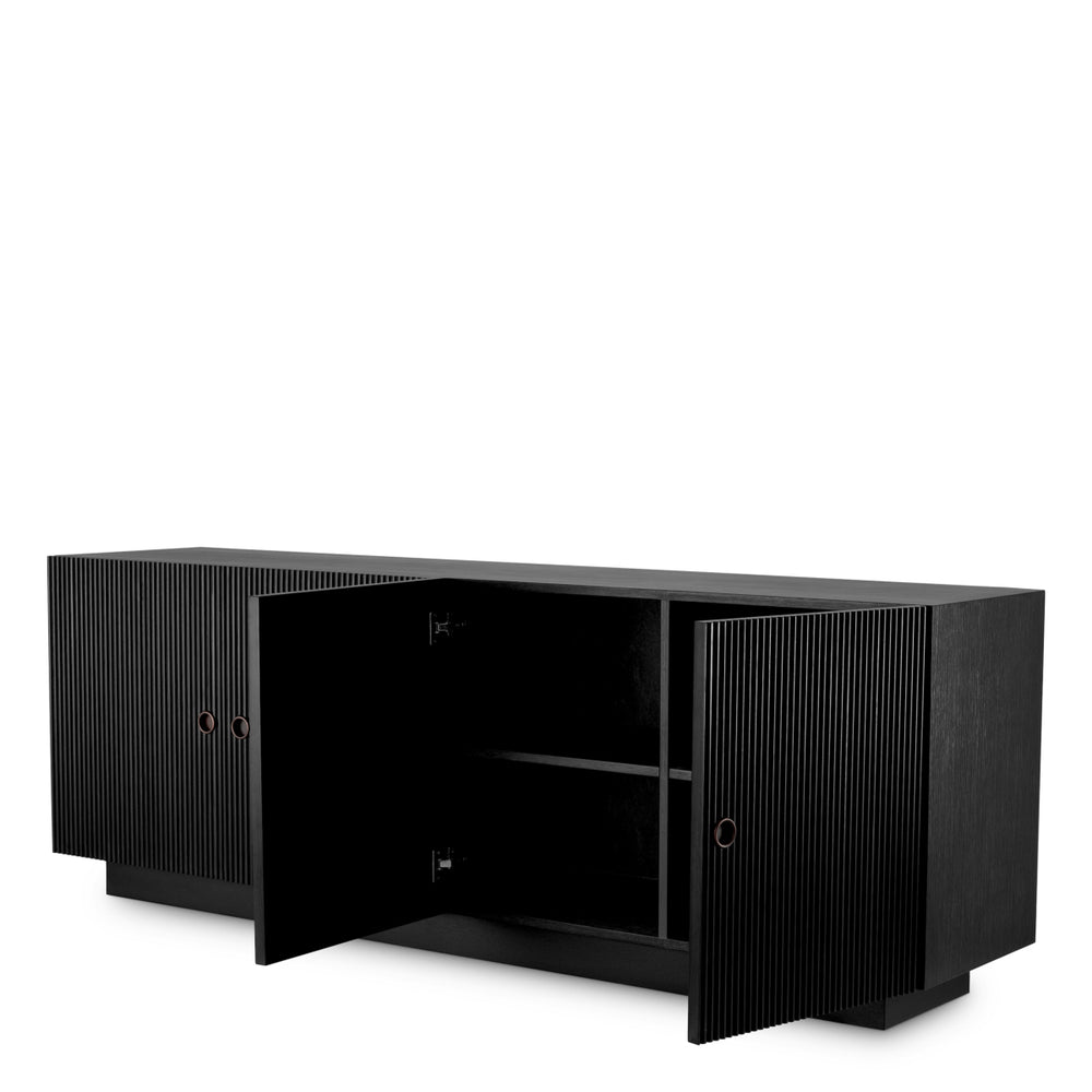 Dresser Dimitrios Charcoal Oak Veneer Furniture Eichholtz
