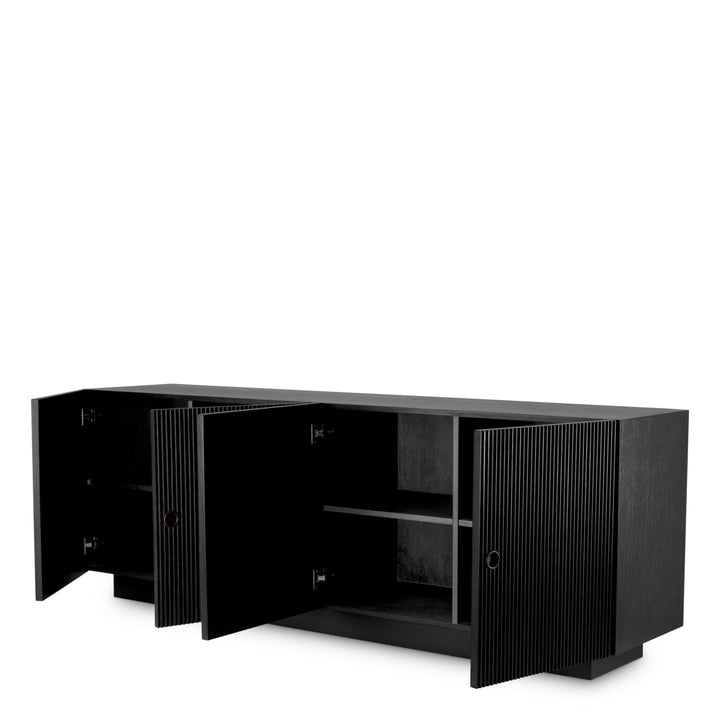 Dresser Dimitrios Charcoal Oak Veneer Furniture Eichholtz