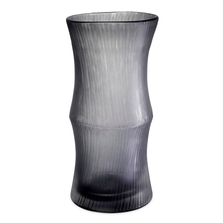 Vase Thiara Hand Blown Glass Grey Colour Accessories Eichholtz